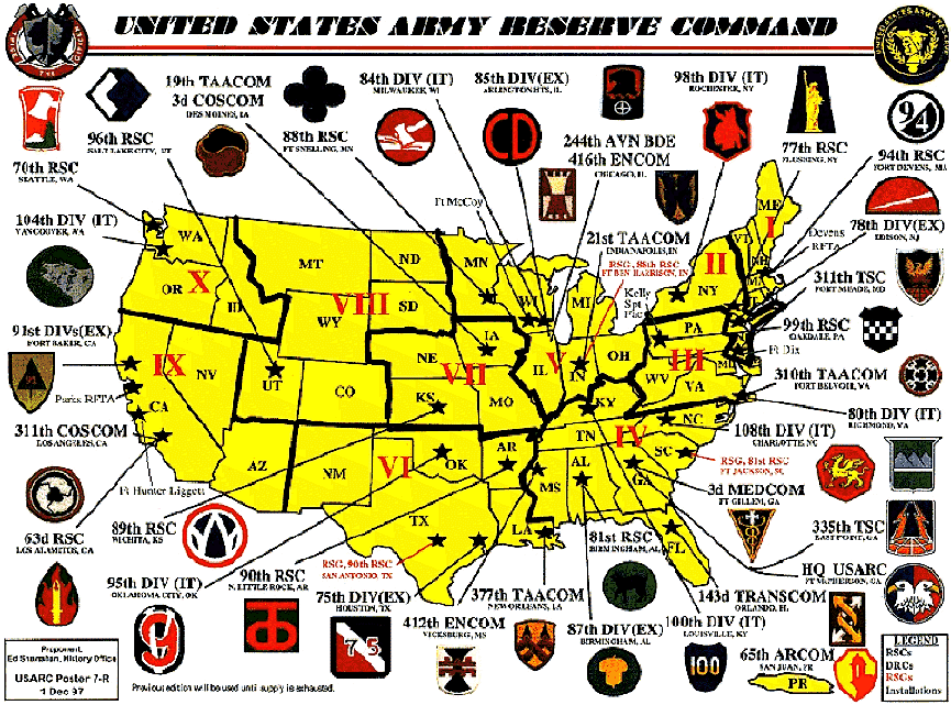 Army Unit Insignia Chart