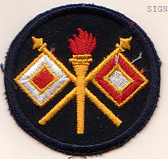 Signal Corps Shoulder Patch