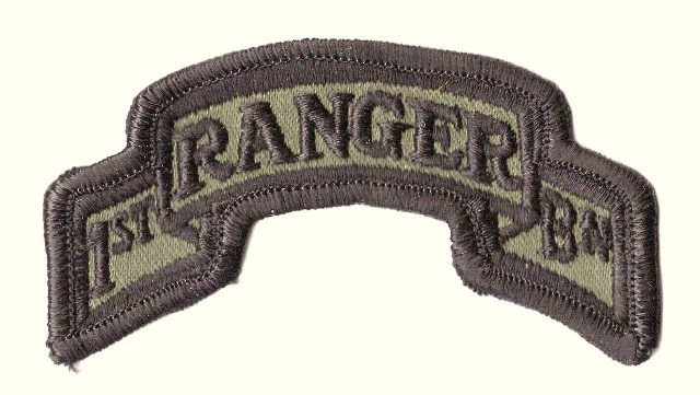 3rd Infantry Divison 103 MI LRS AIRBORNE RANGER scroll patch B 